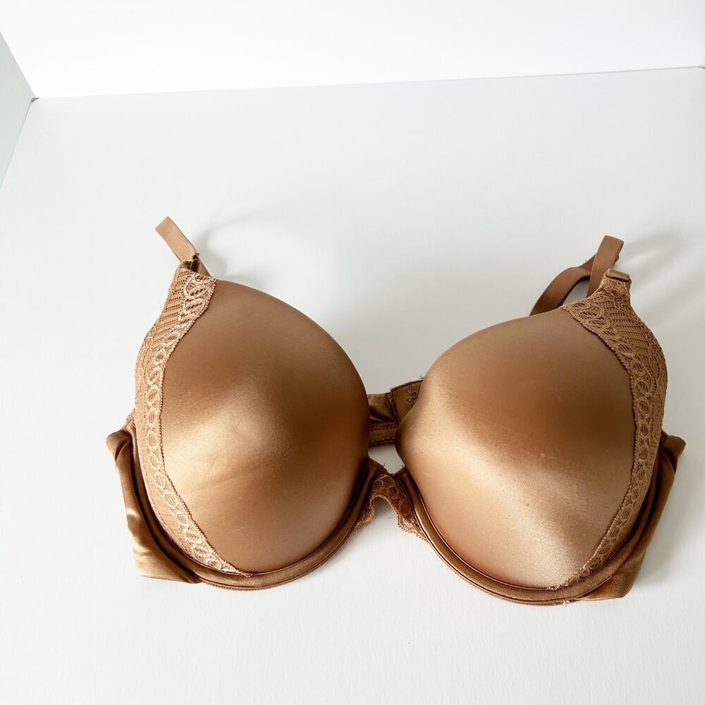 Maidenform Brown Lace Trim Bra 38D